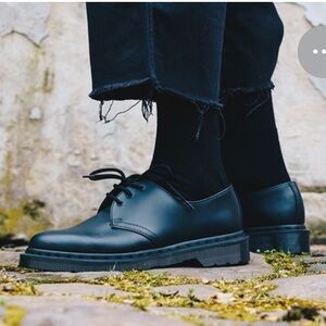 Dr. Martens Shoes Women’s Sz 6 1461 SR Water-Repellent Leather Oxford Black Y2K